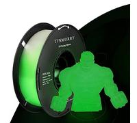 TINMORRY Glow in The Dark PETG Filament 1.75mm, Rapid PETG 3D Printing Filament, Compatible with Bambu Lab FDM 3D Printer, 1 KG 1 Spool, Glow Green