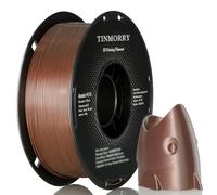 TINMORRY Metallic PETG Filament 1.75mm, Rapid PETG 3D Printing Filament, PETG with a Rapid Flow Rate, Compatible with Bambu Lab FDM 3D Printer, 1 KG 1 Spool, Metallic Rose Gold