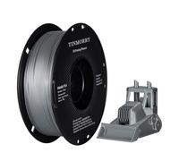 TINMORRY Metallic PLA (Polylactic Acid) 3D Printer Filament, 1.75 mm, 1 kg, 1 Spool, Silver