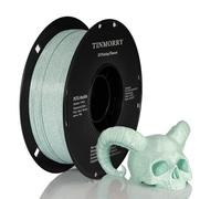 TINMORRY PETG Filament 1.75mm, PETG 3D Printer Filament, Compatible with Bambu FDM 3D Printer, 1 KG 1 Spool, Marble Magic Green