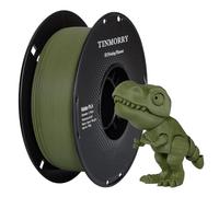 TINMORRY PLA Filament 1.75mm 1kg, Matte PLA 3D Printer Filament, Compatible with Bambu Lab FDM 3D Printer, 1 KG 1 Spool, Matte Olive Green