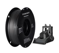 TINMORRY PLA Filament 1.75mm 1kg, Metallic PLA 3D Printer Filament for 3D Printers, 1 KG 1 Spool, Metallic Space Grey
