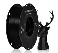 TINMORRY PLA Filament 1.75mm 1kg, PLA 3D Printer Filament, Compatible with Most FDM 3D Printers Regular PLA Black