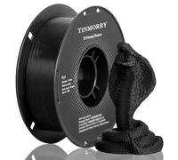 TINMORRY PLA Filament 1.75mm 1kg, Rapid PLA 3D Printer Filament, Compatible with Most FDM 3D Printers, 1 KG 1 Spool, Jet Black