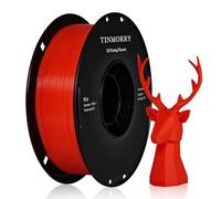 TINMORRY PLA Filament 1.75mm 1kg, Rapid PLA 3D Printer Filament, Compatible with Most FDM 3D Printers, 1 KG 1 Spool, Red