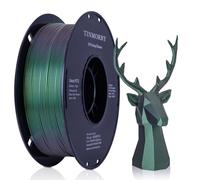 TINMORRY Rapid PETG Filament 1.75 mm, Galaxy PETG 3D Printer Filament, PETG with a Rapid Flow Rate, Compatible with Bambu FDM 3D Printer, 1 kg 1 Spool, Galaxy Gemstone Green