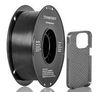 TINMORRY TPU Filament 1.75mm, TPU 95A Flexible 3D Printer Filament with Glossy Finish, Suitable for Most FDM 3D Printers, 1kg Spool (2.2 lbs), Transparent Grey