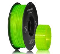 TINMORRY TPU Filament 1.75mm, TPU 95A Flexible 3D Printer Filament with Glossy Finish, Suitable for Most FDM 3D Printers, 1kg Spool (2.2 lbs), Transparent Green
