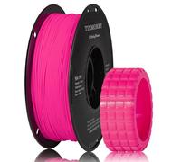 TINMORRY TPU Filament 1.75mm, TPU 95A Flexible 3D Printer Filament with Glossy Finish, Suitable for Most FDM 3D Printers, 1kg Spool (2.2 lbs), Fluorescent Rose Red