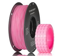 TINMORRY TPU Filament 1.75mm, TPU 95A Flexible 3D Printer Filament with Glossy Finish, Suitable for Most FDM 3D Printers, 1kg Spool (2.2 lbs), Pale Pink