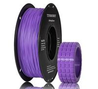 TINMORRY TPU Filament 1.75mm, TPU 95A Flexible 3D Printer Filament with Glossy Finish, Suitable for Most FDM 3D Printers, 1kg Spool (2.2 lbs), Fluorescent Purple