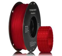 TINMORRY TPU Filament 1.75mm, TPU 95A Flexible 3D Printer Filament with Glossy Finish, Suitable for Most FDM 3D Printers, 1kg Spool (2.2 lbs), Transparent Red