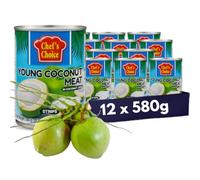 Tinned Coconut strips in coconut water 12x580g