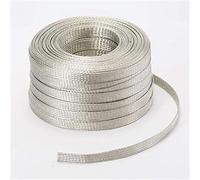 Tinned Copper braided grounding wire, width: 15mm, thickness： 1.5mm ，Length: 4m