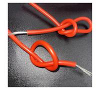 Tinned Copper Silicone Wire 28AWG Insulated 28AWM Stranded Heat-Resistant Multicolor Cable High Voltage Wire(Green)