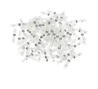 Tinned Copper Solder Sleeves 100Pcs Heat Shrink Butt | 26-24AWG range, solder and seal in step, waterproof , white for pe tubing, 100pcs kit