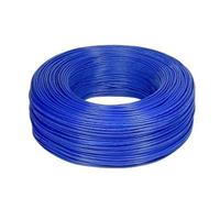 Tinned copper wire Temperature Resistance, 50m U·L1569 Tinned Copper Electronic Wire PVC InsU·Lated LED MU·Lticolor 14-30 A WG(Blue,24A WG)