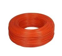 Tinned copper wire Temperature Resistance, 50m U·L1569 Tinned Copper Electronic Wire PVC InsU·Lated LED MU·Lticolor 14-30 A WG(Red,20A WG)