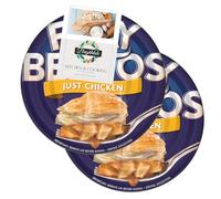 Tinned Pie Bundle for Fray Bentos Just Chicken Pie 425g 2 Pack + Brightdale Kitchen Booklet