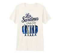 Tinned Sardines in Olive Oil Les Sardines à l'huile d'olive Premium T-Shirt