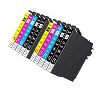 Tinnee 10-Pack T1295XL Multipack Replacement for Epson T1291 T1292 T1293 T1294 T1295 Ink Cartridges Compatible with Stylus SX-435W SX-235W WF-3520 WF-3540 WF-7515 WF-7525 SX425W SX445W SX525WD BX305FW