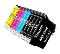 Tinnee Compatible for Epson XP2200 Ink Cartridges Epson XP 3205 Ink Cartridges for Expression Home XP-2200 XP-2205 XP-3200 XP-3205 XP-4200 XP-4205 Workforce WF-2910 WF-2930 WF-2935 WF-2950