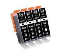 Tinnee PGI-570XL Printer Ink Replacement for Canon 570 PGBK XL Canon 570 571 Ink Cartridges for PIXMA MG5700 MG5750 MG5751 MG6850 MG6851 TS5050 TS5051 TS6050 MG6800 MG6850