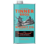 Tinner Bros Black Spiced | Whisky Liqueur | Smooth Vanilla & Spiced Honey | 22% | 70cl | Gift Tin | Enjoy Over Ice, Mix with Cola or Cocktails | Alternative to Bourbon and Spiced Rum