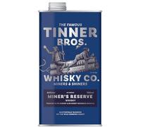 Tinner Bros Miner's Reserve Whisky | Gift Tin | 70cl | Aged in Bourbon Barrels | Vanilla & Butterscotch | Smooth Oak Finish | Blended in Cornwall | 40% ABV