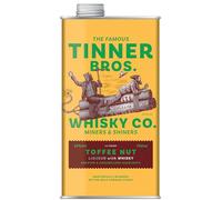 Tinner Bros Toffee Nut | Whisky Liqueur | Caramel & Roasted Hazelnut | 22% | 70cl | Gift Tin | Silky Smooth | Perfect Over Ice, Mixe with Ginger Ale or Cocktails | Alternative Toffee Vodka and Bourbon