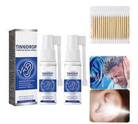 Tinnidrop Tinnitus Relief Spray,Earwax Cleaning Care Spray,Earwax Cleaning Spray,Ear Cleaning Care Spray for Ringing Ears,Ear Discomfort,Ear Back (2 Pcs)