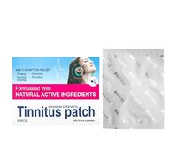 Tinnitus Relief Patches | 60 Pieces Ringing Ear Patches,Breathable Tinnitus Sticker for Discomfort Relief Hearing Wellness Support Home Travel Women Men