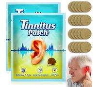 Tinnitus Relief Patches for Ringing Ears, Wieat Natural Herbal Relieves Earaches Patches, Ear Infection Treatment Patches for Hearing Loss, Ear Pain Relief, Soothing Ear Pain, Itchiness(2 Pack, 24Pcs)