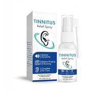 Tinnitus Relief Spray 60ml - Gentle Ear Cleaning Solution for Adults & Children, Helps Soothe Ringing Ears and Reduce Wax Buildup