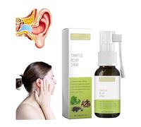 Tinnitus Relief Spray,Tinnitus Relief for Ringing Ears,Tinnitus Treatment Spray,Earwax Cleaning Care Spray,Effectively Improves Hearing and Relieves Discomfort (1)