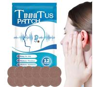 tinnitusearRelief Patches - 12 PCS earSoothing Pads, earUnclog Comrfort Strips | earRinging Support Care for Sleep