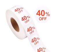 Tinoaly 1000pcs Stickers, 1 Inch Self-Adhesive Promotion Stickers Sign for Retail Sale Promotion Clearance Markdown