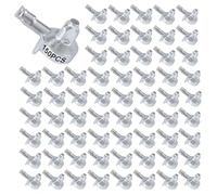Tinoaly 150pcs Shelf Pegs, Alloy Shelf Support Pins Compatible with IKEA Billy Bookcase 131372 Part for Cabinet Bookshelf Pegs Replacement Accessories