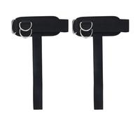 Tinoaly 2 Pcs Arm Straps for Weight Lifting with D Ring, Gym Wrist Cable Attachments Wrist Wrap Support Accessories for Women Men Weightlifting Snatch Bodybuilding Powerlifting Deadlifting
