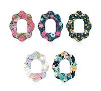Tinoaly 25pcs Adhesive Patches Compatible with Omnipod 5, Floral Print Breathable CGM Overpatches Pdm Case Covers Waterproof & Sweatproof Insulin Sensor Covers Protective Sticker (Flower Shape)