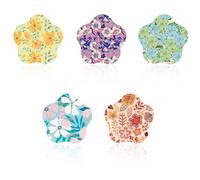 Tinoaly 25pcs Sensor Covers for Libre 2/Libre 3, Flower Theme Adhesive Patches Sweat Proof Waterproof Adhesive Patches Sensors (Style 1)