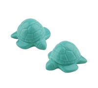 Tinoaly 2pcs Sea Turtle Toilet Bolt Covers, Ceramic Cute Animals Screw Knob Caps Easy Installation Coastal Accessories for Bathroom Decoration