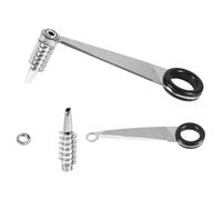 Tinoaly 2pcs Spiral Slicer, Stainless Steel Hand Slicer Vegetable Cutter Portable Potato Cucumber Spiral Cutter Manual Screw Peelers Kitchen Accessories Tool, Easy to Grip & Operate