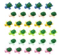 Tinoaly 30pcs Mini Resin Turtles, Tiny Turtles for Crafts Miniature Little Sea Turtle Figurines Cute Small Animals Figure to Hide for Garden Micro Landscape DIY Dollhouse Decorations Hidden Game