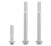 Tinoaly 3pcs LS Engine Starter Bolt Kit, Long & Short Galvanized Steel Bolts Accessories Parts for All 1997-2014 LS Series Engines (LS1-LS3 LS6 LQ9 L92 L99 LR4 LQ4 L33), for 4.8L 5.3L 6.0L 6.2L