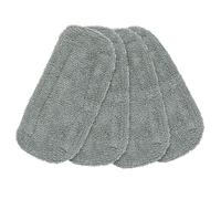 Tinoaly 4pcs Steam Mop Pads, Microfiber Replacement Pads Washable Reusable Steam Mop Cloths for GorFanty GF-6610B/GF-6610, Neugo NE033/NE033M & Mxnsewr (Gray)