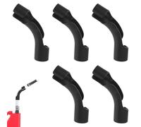 Tinoaly 5pcs Hose Bender for Racing Fuel Tanks, Premium ABS Gas Can Hose Bender Replacement and Accessories for Racing Fuel Jug Gasoline Tanks Public Containers(Black)