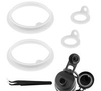 Tinoaly 5pcs Silicone Gasket Replacement Kit for TAKEYA Actives, Leak-Proof Lid Seal Ring & Tweezers for 18/22/24/32/40oz Water Bottles, O-Ring Sealing Gaskets