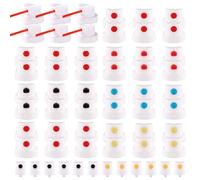 Tinoaly 60pcs Spray Paint Caps, Universal Spray Can Nozzle Fast Coloring Spout Bottle Tips Nozzle Replacement for Krylon Montana Wall Graffiti Art Creation Painting