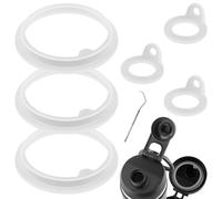 Tinoaly 6pcs Gasket Replacement for TAKEYA Actives, Silicone Sealing Ring Gaskets Leak-Proof O-Ring Replacements Compatible with TAKEYA Actives 18/24/32/40oz Water Bottles (2 Sizes)